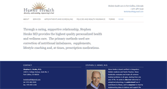 Desktop Screenshot of henkehealth.com